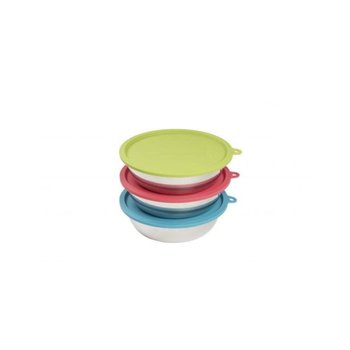 Messy Mutts Messy Mutts Bowl Large with Cover 3pcs