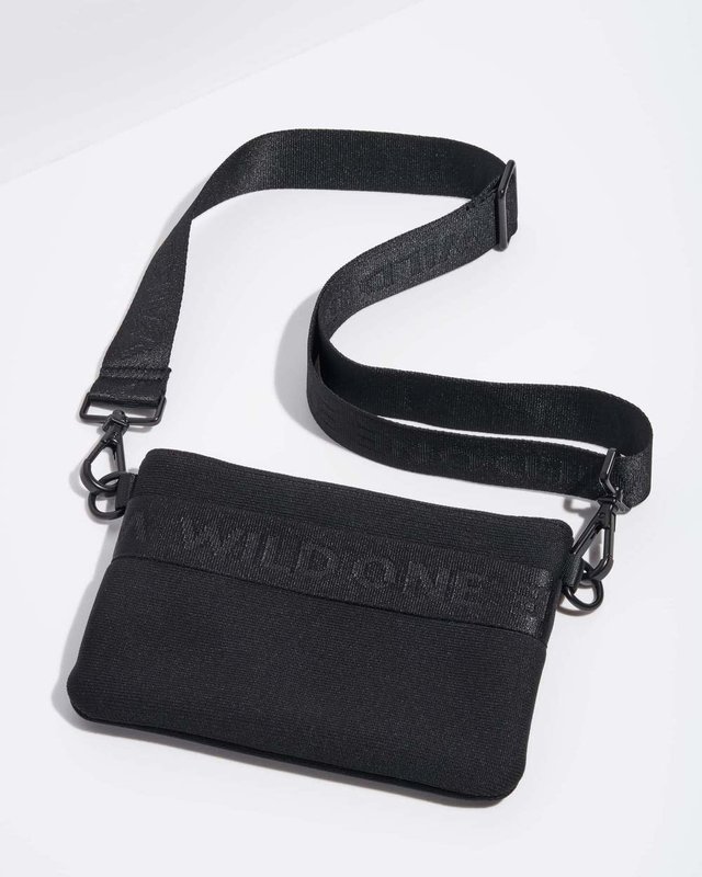 Wild One Treat Pouch - Recycled Knit - Black