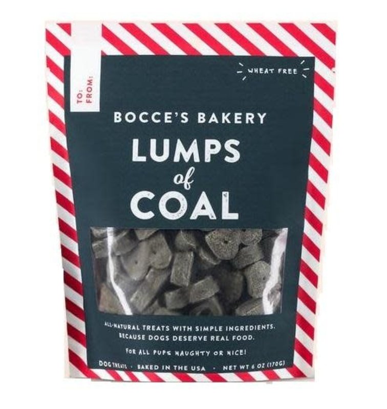 Bocce's Bakery Lumps of Coal Limited Edition Biscuits 6oz