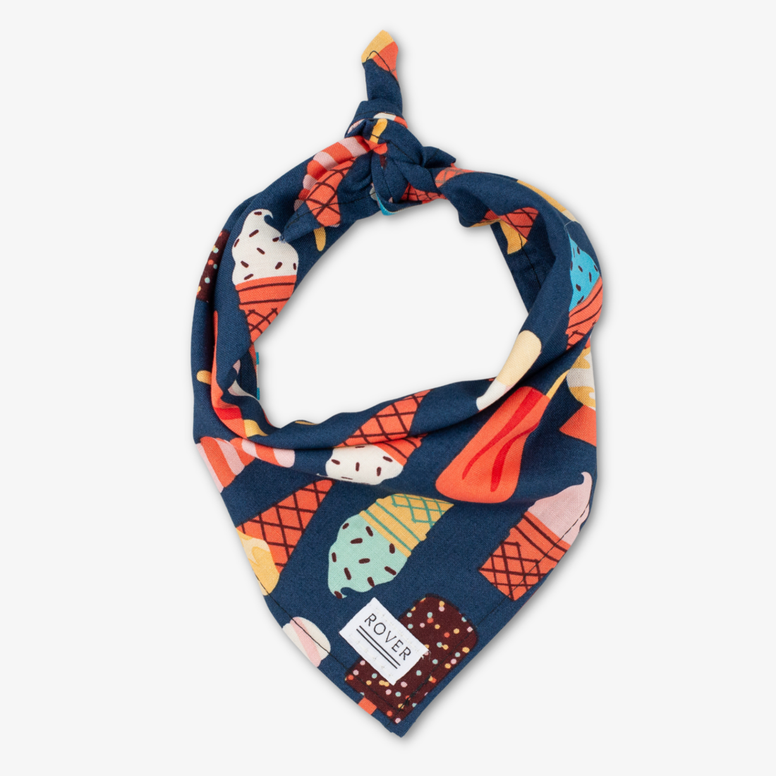 The Rover Boutique Ice Cream Dog Bandana