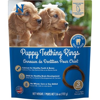 NPIC Puppy Teething Rings Peanut Butter 3.6oz 3pk