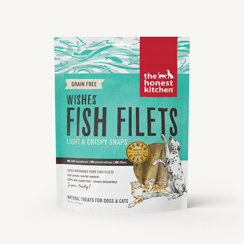 The Honest Kitchen Fish Filets Wishes 3oz Pouch