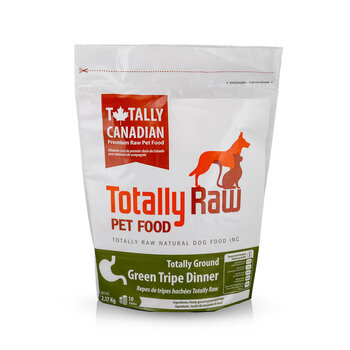 Totally Raw Pet Food Ground Green Tripe Patty - 14.34lb