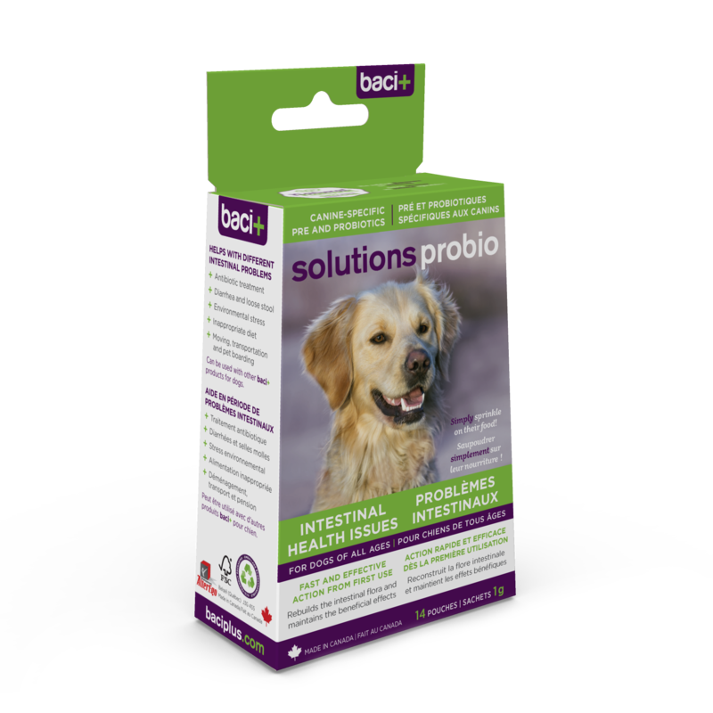 Baci+ Baci+ solutions - Probiotics and prebiotics for dogs of all ages