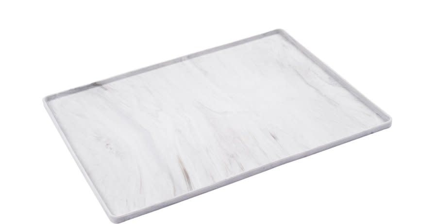 Messy Mutts Messy Mutts Mat - Marble Grey