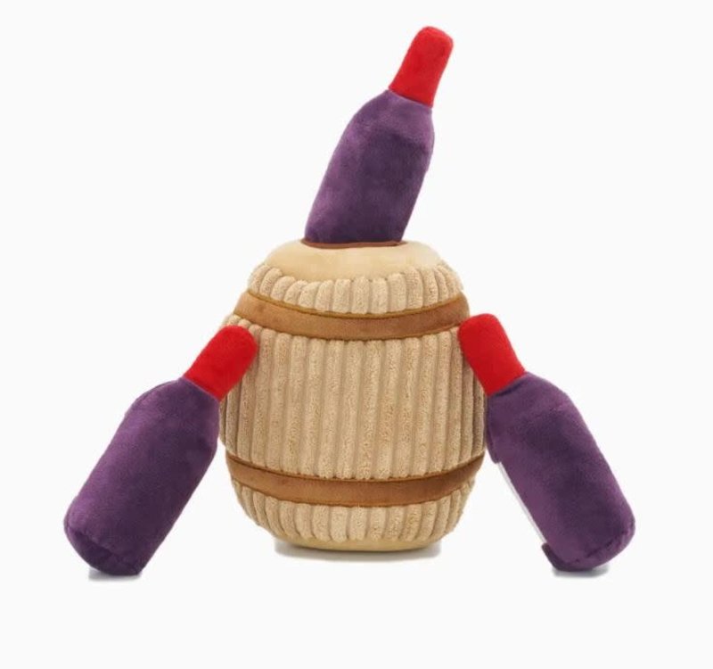 Hug Smart Wine Barrel Plush Toy