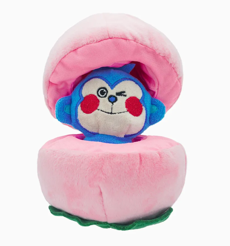 Hug Smart Fruity Critter Peach Plush Toy