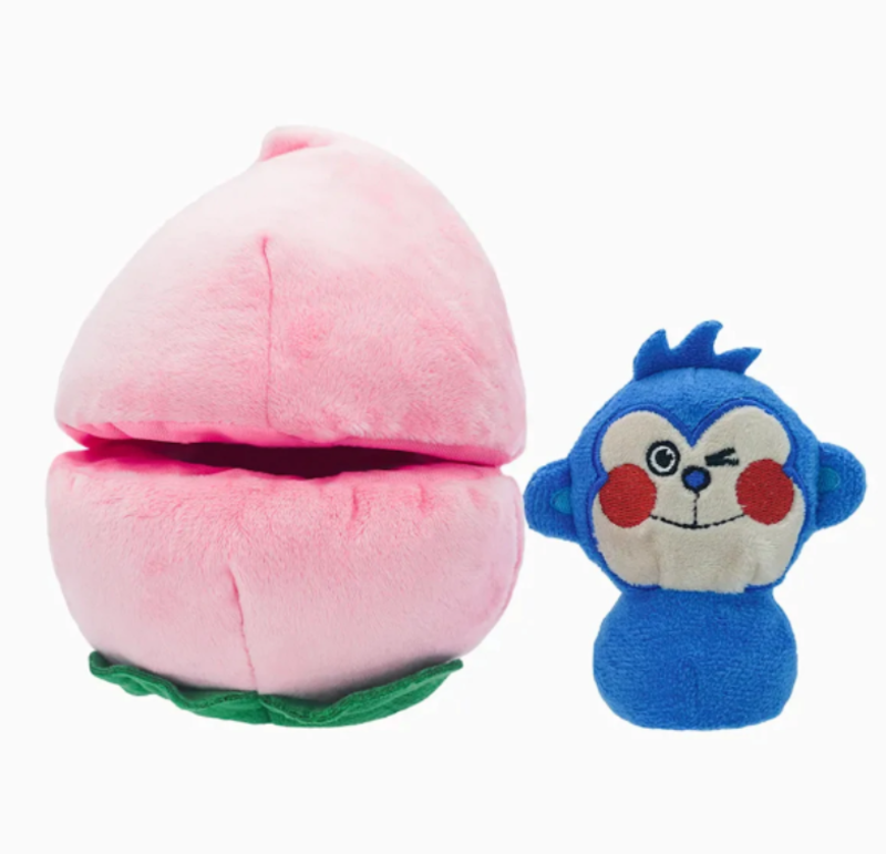 Hug Smart Fruity Critter Peach Plush Toy