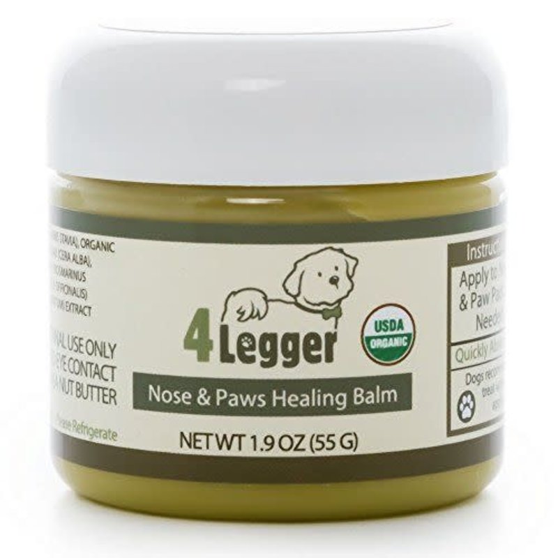 4 Legger USDA Organic Nose & Paws Healing Balm 1.9oz