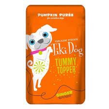 Tiki Dog Tummy Topper Pumpkin Puree & Ginger-1.5 oz. pouch