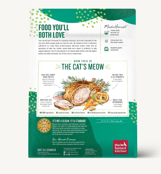 The Honest Kitchen Grain Free Chicken Clusters 1lb