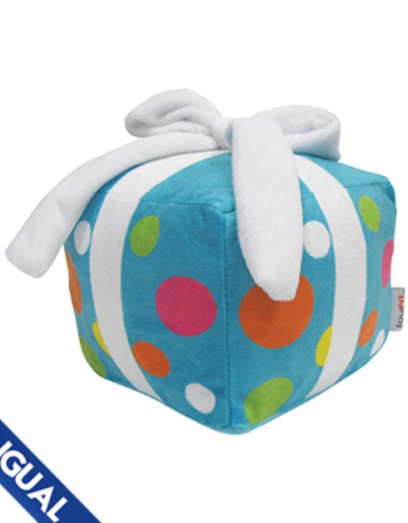 Fou Fou Birthday Present Dog Plush Toy Blue