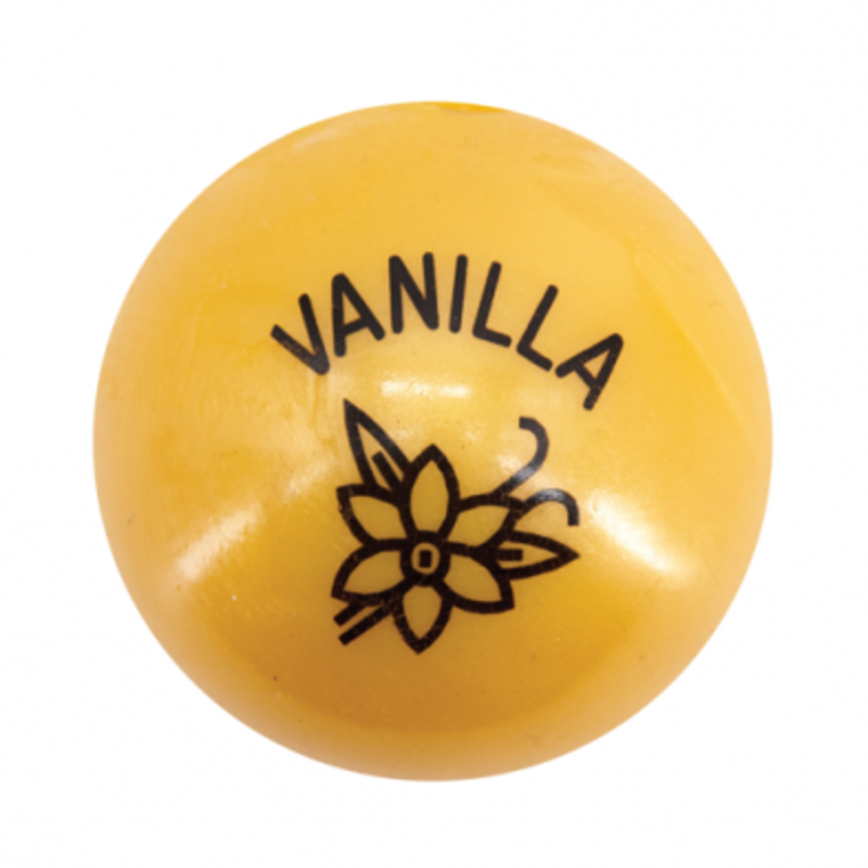 Planet Dog Orbee-Tuff Essentials Vanilla Scented Interactive Treat Dispensing Yellow Ball