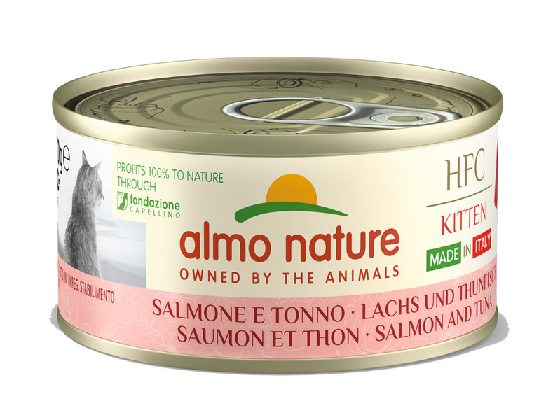 Almo Nature Salmon & Tuna Recipe in Gravy Kitten 2.47 Oz