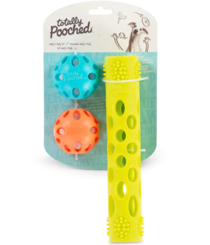 Messy Mutts Huff n' Puff Set of 3 Dog Toys