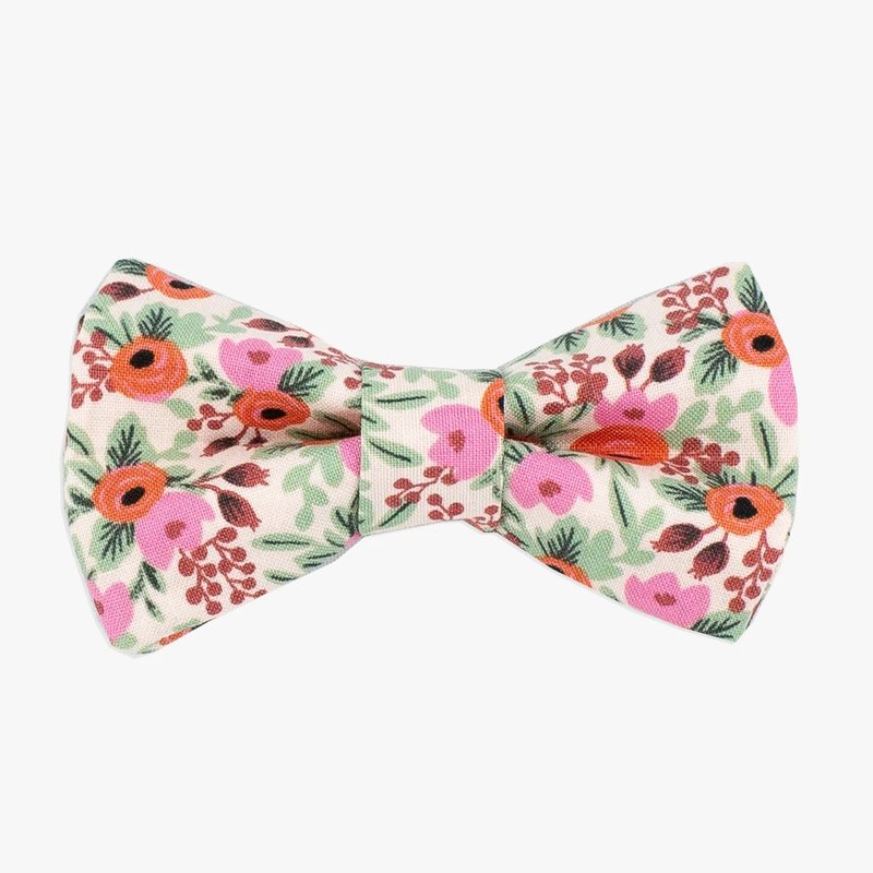 The Rover Boutique Rosa Blush Dog Bow Tie