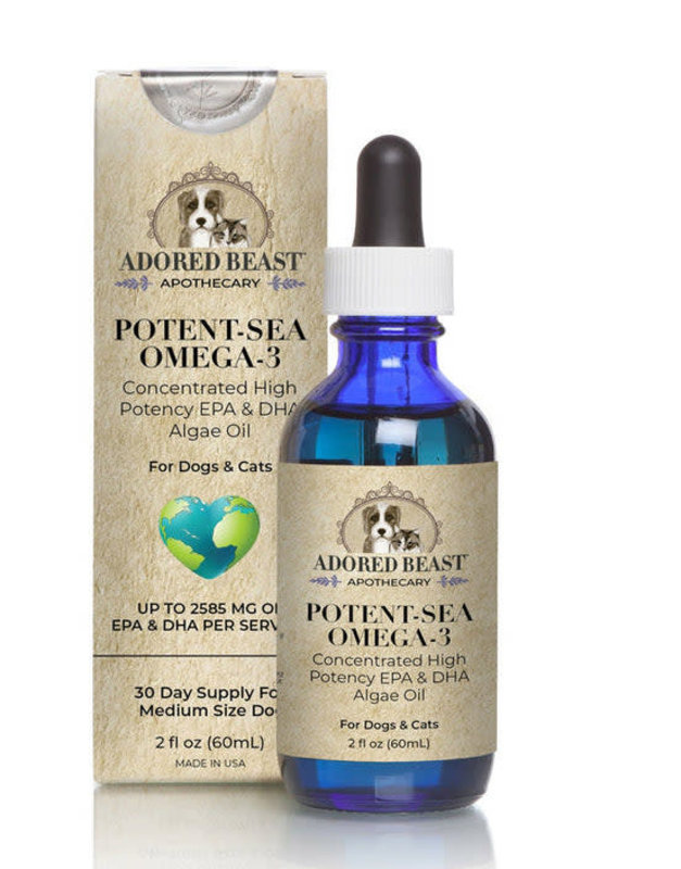 Adored Beast Apothecary Potent-Sea Omega-3 Concentrated Algae Oil