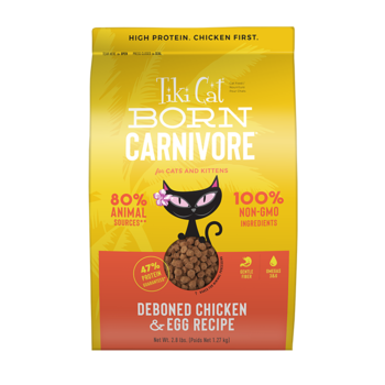 Tiki Cat Born Carnivore Deboned Chicken & Egg Dry Cat Food 5.6 lbs