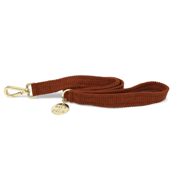 Nice Digs Cord Dog Leash - Rust