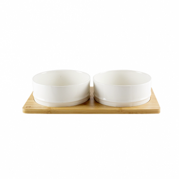 Be One Breed Bamboo & Ceramic Bowls Small