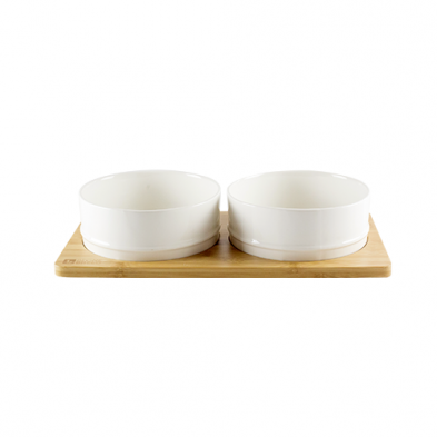 Be One Breed Bamboo & Ceramic Bowls Small