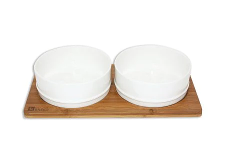 Be One Breed Bamboo & Ceramic Bowls Small