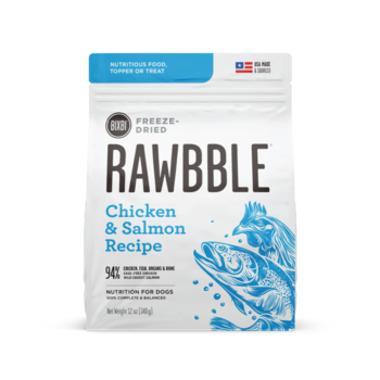 Rawbble Rawbble Freeze Dried Salmon & Chicken dog