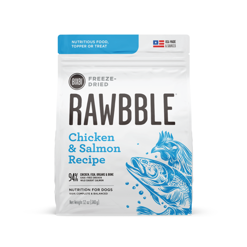 Rawbble Rawbble Freeze Dried Salmon & Chicken dog