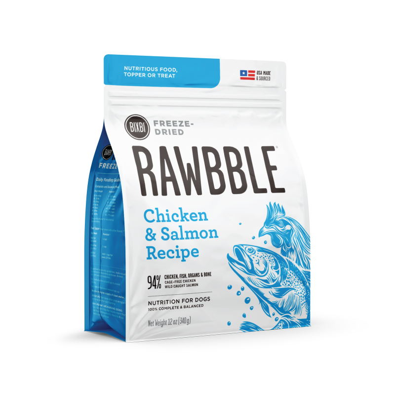 Rawbble Rawbble Freeze Dried Salmon & Chicken dog