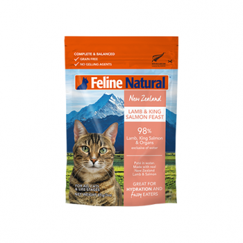 K9 Naturals Feline Lamb & King Salmon pouch 3oz