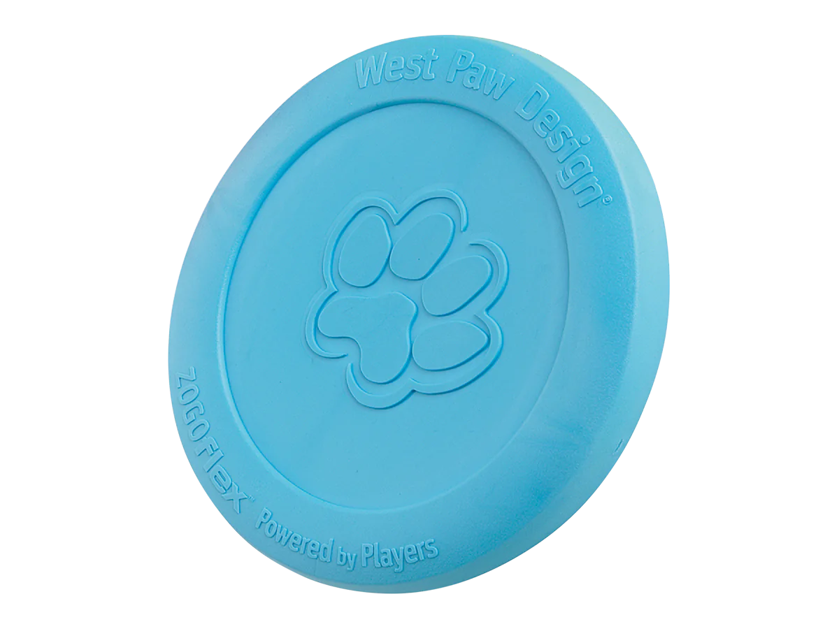 West Paw Zisc Large Aqua Blue