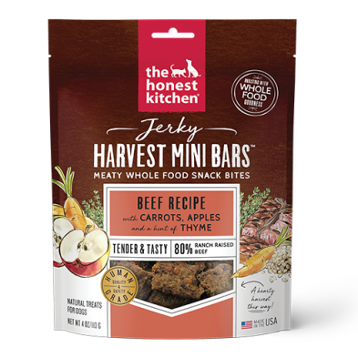 The Honest Kitchen Jerky Harvest MiniBars Beef - 4oz