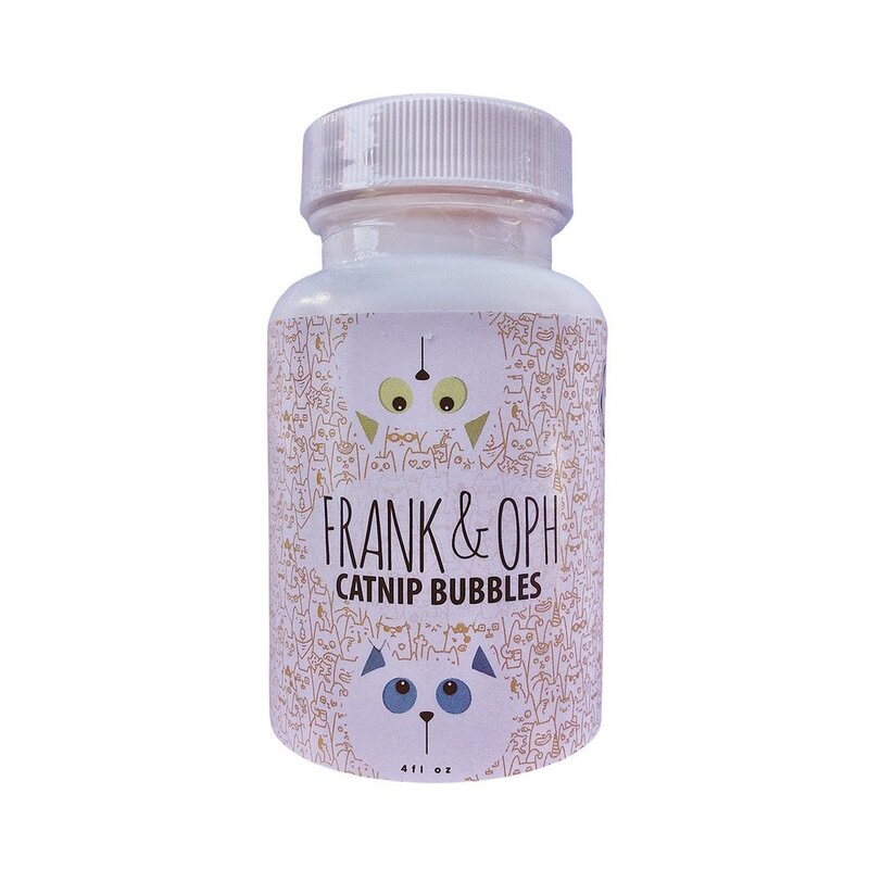 Frank & Oph Organic Catnip Bubbles - 4fl-oz