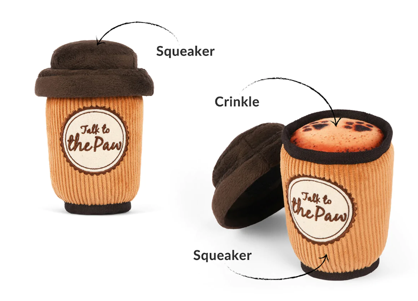 PLAY Plush Pup Cup Café Collection - Doggo's Java