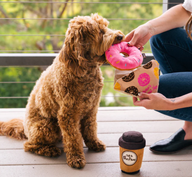 PLAY Plush Pup Cup Café Collection - Doughboy Donut