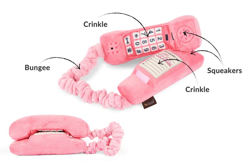 PLAY Plush 80's Classic Collection - Corded Phone