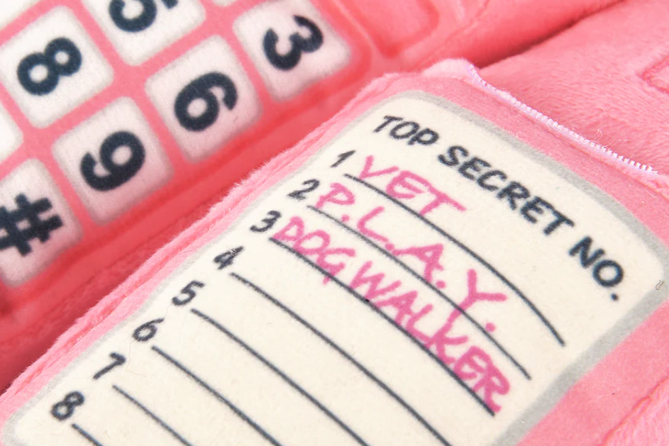 PLAY Plush 80's Classic Collection - Corded Phone