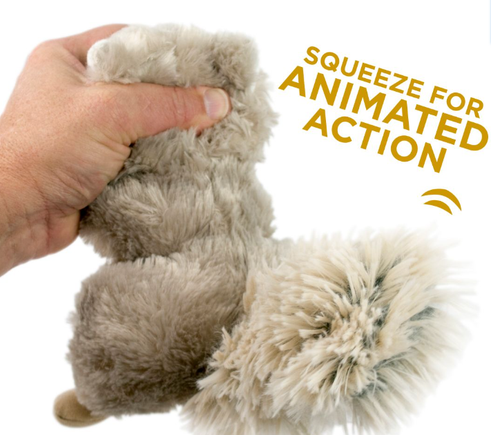 Tall Tails Plush Squirrel Animated Twitchy Tail - 9"