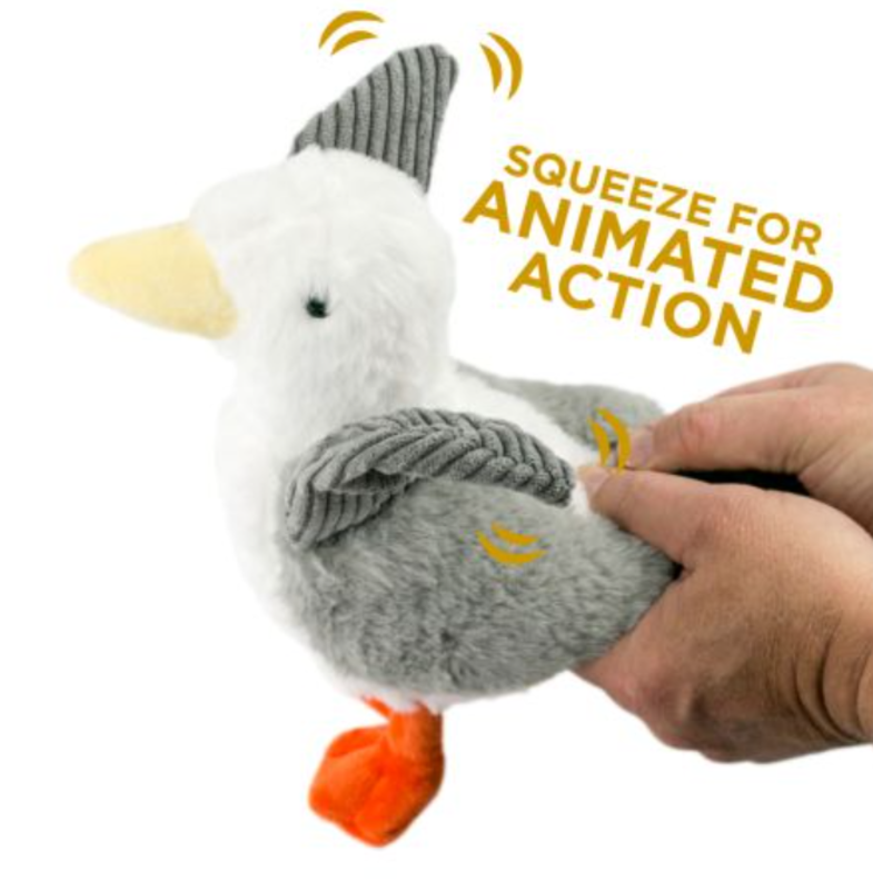 Tall Tails Plush Seagull "Animated Wing" - 9"