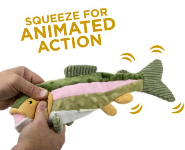 Tall Tails Plush Trout Animated Twitchy Tail - 15"