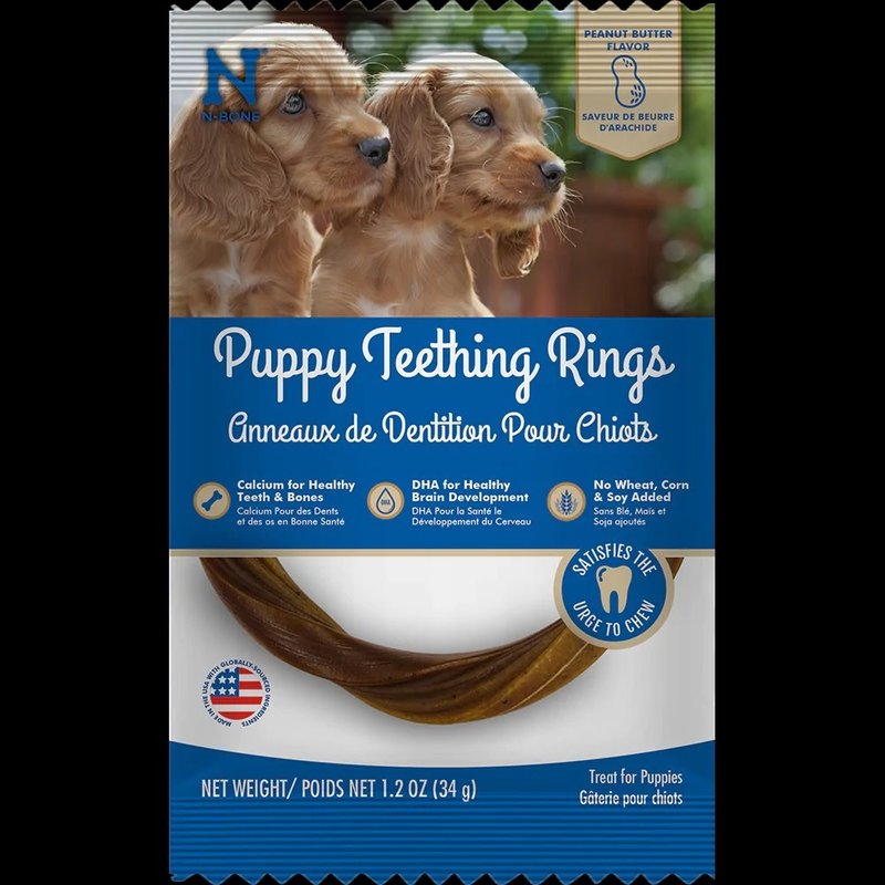 NPIC Copy of Puppy Teething Ring Chicken Flavour Single 1.2oz