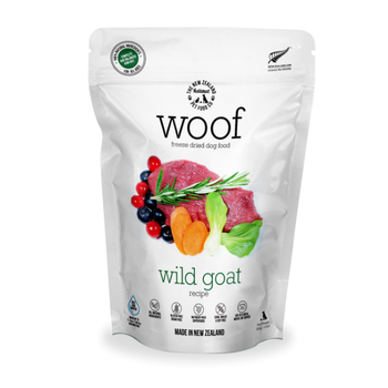 The New Zealand Natural Pet co. Woof Wild Goat 280g