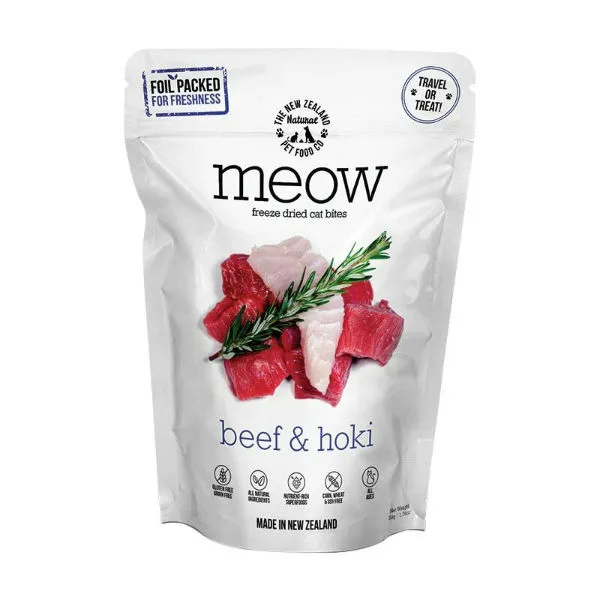 The New Zealand Natural Pet co. Meow Beef & Hoki 9.9oz/280g