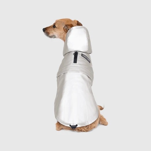 Canada Pooch Cold Front Raincoat Silver