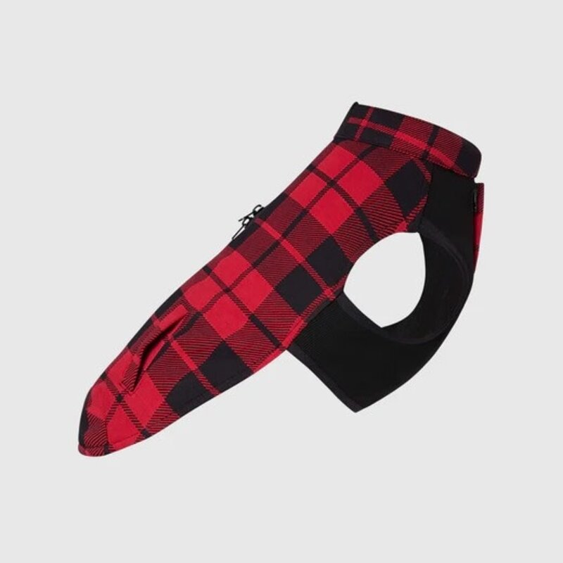 Canada Pooch Thermal Tech Sweater Red Plaid