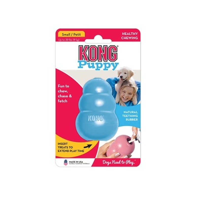 Kong Puppy Dog Toy Small Blue