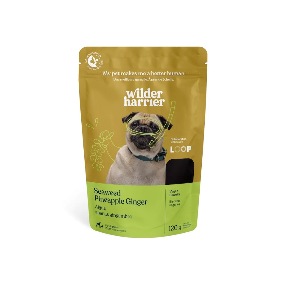 Wilder Harrier Dog Vegan Treats - Seaweed, Pineapple & Ginger