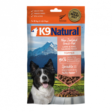 K9 Naturals Hoki & Beef Feast Freeze Dried Topper for Dogs- 100 GM