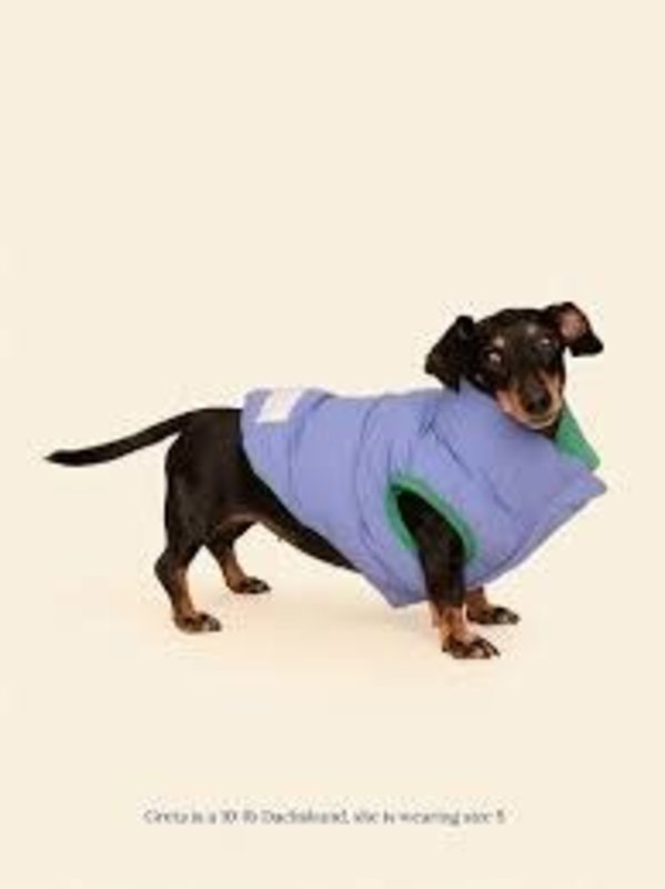 Little Beast The Super Duper Reversible Parka Vest - Green & Blue