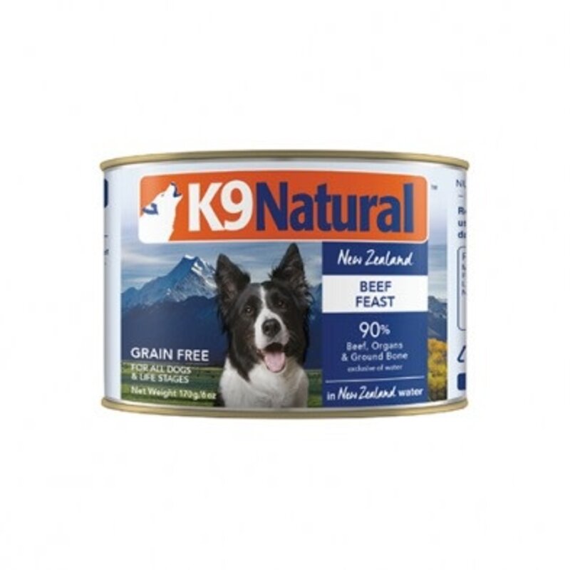 K9 Naturals Beef Feast Dog Can